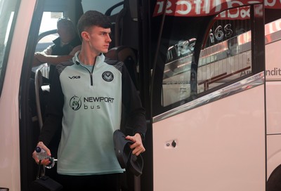 210326 - Walsall v Newport County - Sky Bet League 2 - Joe Thomas of Newport