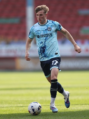 210326 - Walsall v Newport County - Sky Bet League 2 - Tom Davies of Newport