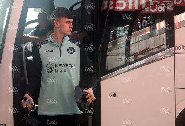 210326 - Walsall v Newport County - Sky Bet League 2 - Joe Thomas of Newport