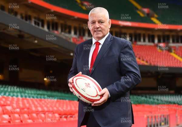 131222 - Welsh Rugby Union Photocall - Warren Gatland after being named Wales Head Coach at the Principality Stadium, Cardiff