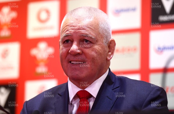 131222 - Welsh Rugby Union Photocall - Warren Gatland after being named Wales Head Coach at Principality Stadium, Cardiff