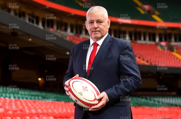 131222 - Welsh Rugby Union Photocall - Warren Gatland after being named Wales Head Coach at Principality Stadium, Cardiff