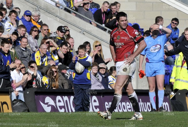 29.03.09 - Warrington Wolves v Celtic Crusaders - engage Super League -  Crusaders Ryan O'Hara is dismissed from the field 