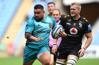 120921 - Wasps v Dragons - Preseason Friendly - Josh Reynolds of Dragons goes over too score try