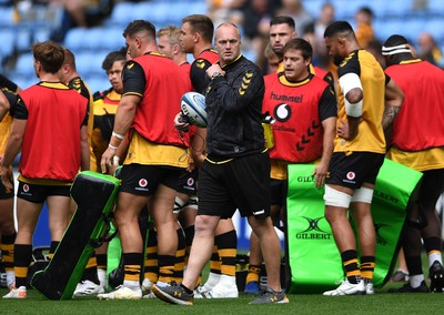 120921 - Wasps v Dragons - Preseason Friendly - Wasps head coach Lee Blackett