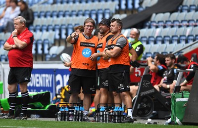 120921 - Wasps v Dragons - Preseason Friendly - James Chapron, Dan Baugh and Ryan Harris