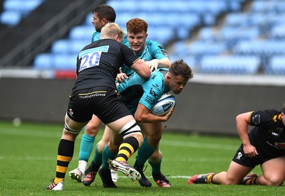 120921 - Wasps v Dragons - Preseason Friendly - Ioan Davies of Dragons