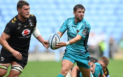 120921 - Wasps v Dragons - Preseason Friendly - Lewis Jones of Dragons