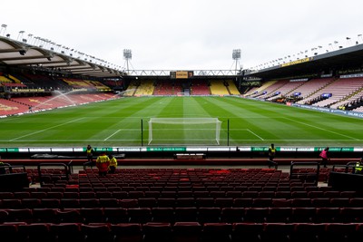 030224 - Watford v Cardiff City - Sky Bet League Championship - A general view of Vicarage Road