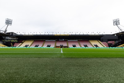 030224 - Watford v Cardiff City - Sky Bet League Championship - A general view of Vicarage Road