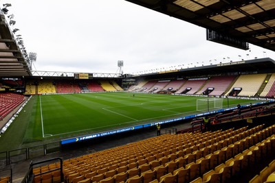 030224 - Watford v Cardiff City - Sky Bet League Championship - A general view of Vicarage Road