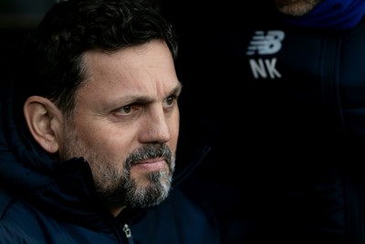 030224 - Watford v Cardiff City - Sky Bet League Championship - Erol Bulut manager of Cardiff City looks on