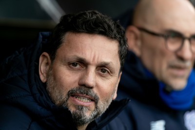 030224 - Watford v Cardiff City - Sky Bet League Championship - Erol Bulut manager of Cardiff City looks on