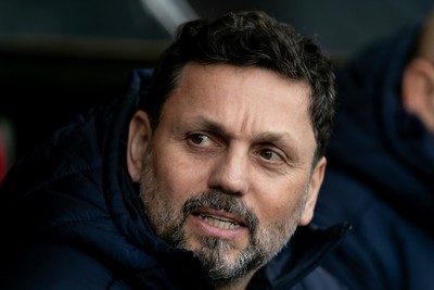 030224 - Watford v Cardiff City - Sky Bet League Championship - Erol Bulut manager of Cardiff City looks on