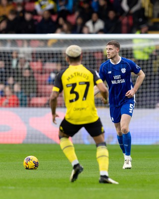 030224 - Watford v Cardiff City - Sky Bet League Championship - Mark McGuinness of Cardiff City in action