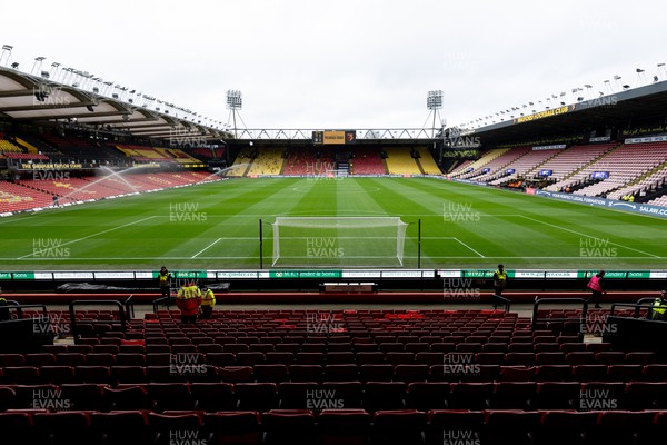 030224 - Watford v Cardiff City - Sky Bet League Championship - A general view of Vicarage Road