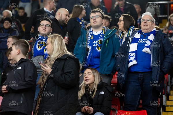 030224 - Watford v Cardiff City - Sky Bet League Championship - Fans of Cardiff City before the game