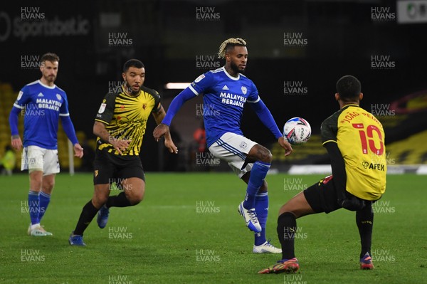 051220 - Watford v Cardiff City - Sky Bet Championship - Leandro Bacuna of Cardiff City in action during this afternoon's game 