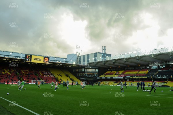 051220 - Watford v Cardiff City - Sky Bet Championship - A general view of Vicarage Road Stadium, home of Watford