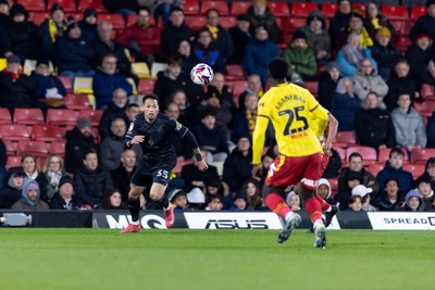 120325 - Watford v Swansea City - Sky Bet League Championship - Ronald of Swansea City runs to the ball