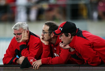 03.02.12 - Hertz Wellington Sevens -.Wales coaching staff..