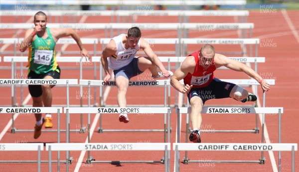 12.06.10.. Welsh Athletics Championships 2010 -  David Guest wins the Senior Mens 110m hurdles 