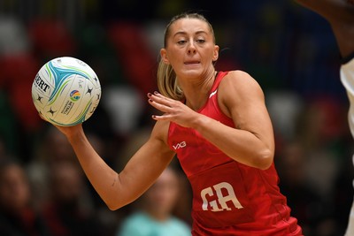221125 - Welsh Feathers v Zimbabwe Gems - International Netball Match - Phillipa Yarranton of Wales