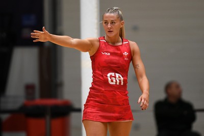 221125 - Welsh Feathers v Zimbabwe Gems - International Netball Match - Phillipa Yarranton of Wales
