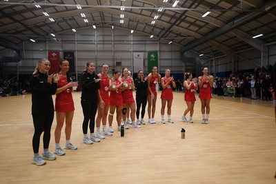 221125 - Welsh Feathers v Zimbabwe Gems - International Netball Match - Wales at full time