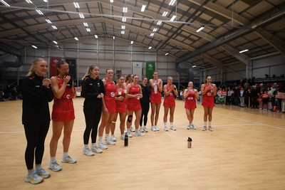 221125 - Welsh Feathers v Zimbabwe Gems - International Netball Match - Wales at full time