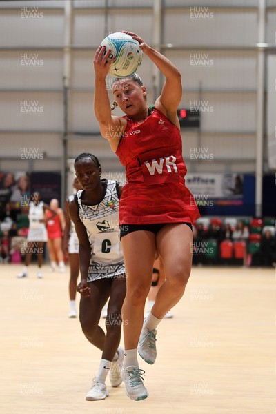 221125 - Welsh Feathers v Zimbabwe Gems - International Netball Match - Bethan Dyke of Wales