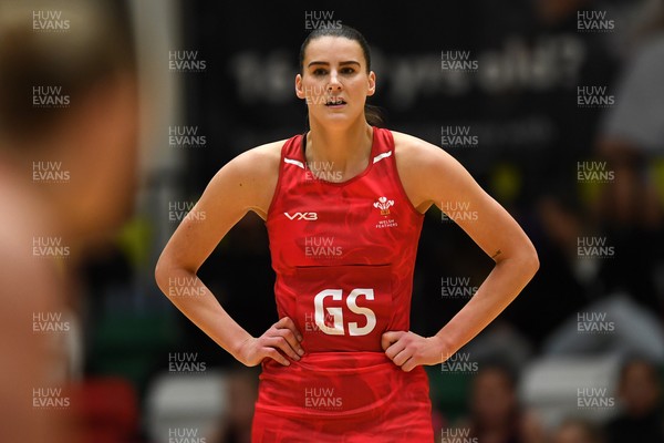 221125 - Welsh Feathers v Zimbabwe Gems - International Netball Match - Georgia Rowe of Wales
