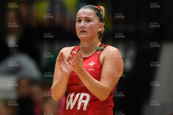 221125 - Welsh Feathers v Zimbabwe Gems - International Netball Match - Bethan Dyke of Wales