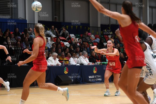 221125 - Welsh Feathers v Zimbabwe Gems - International Netball Match - Bethan Dyke of Wales