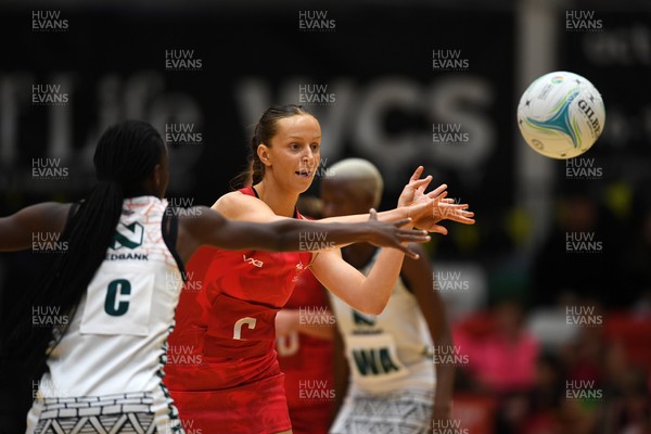 221125 - Welsh Feathers v Zimbabwe Gems - International Netball Match - Vicky Booth of Wales