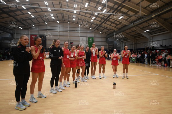 221125 - Welsh Feathers v Zimbabwe Gems - International Netball Match - Wales at full time