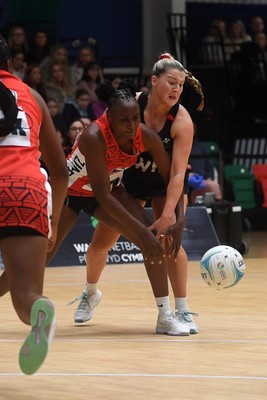 231125 - Welsh Feathers v Zimbabwe Gems - International Netball Match - Bethan Dyke of Wales