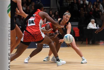 231125 - Welsh Feathers v Zimbabwe Gems - International Netball Match - Bethan Dyke of Wales