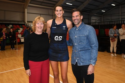 231125 - Welsh Feathers v Zimbabwe Gems - International Netball Match - Player of the match Georgia Rowe of Wales