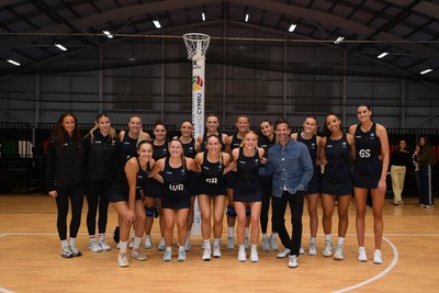 231125 - Welsh Feathers v Zimbabwe Gems - International Netball Match - Wales team picture