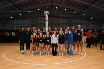 231125 - Welsh Feathers v Zimbabwe Gems - International Netball Match - Wales team picture