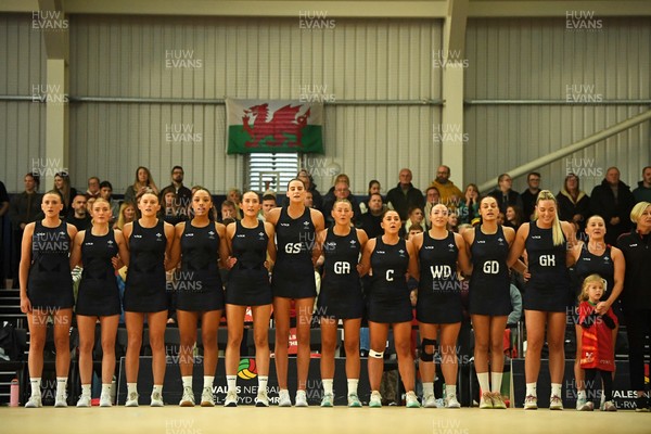 231125 - Welsh Feathers v Zimbabwe Gems - International Netball Match - Wales anthem