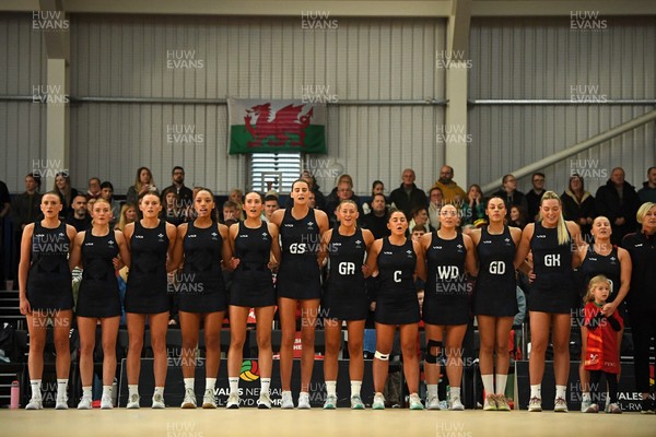 231125 - Welsh Feathers v Zimbabwe Gems - International Netball Match - Wales anthem