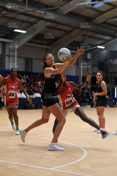 231125 - Welsh Feathers v Zimbabwe Gems - International Netball Match - Georgia Rowe of Wales