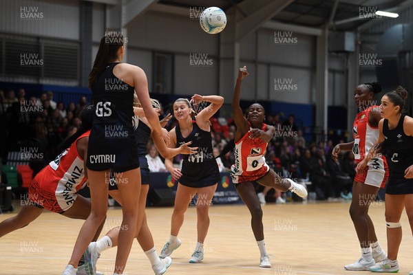 231125 - Welsh Feathers v Zimbabwe Gems - International Netball Match - Bethan Dyke of Wales