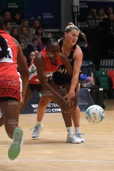 231125 - Welsh Feathers v Zimbabwe Gems - International Netball Match - Bethan Dyke of Wales
