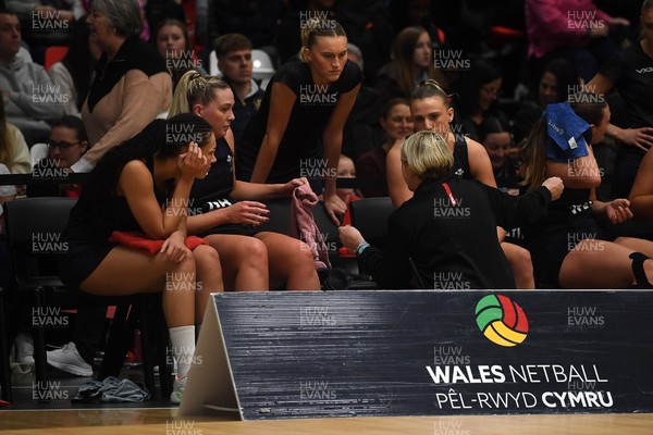 231125 - Welsh Feathers v Zimbabwe Gems - International Netball Match - Wales bench