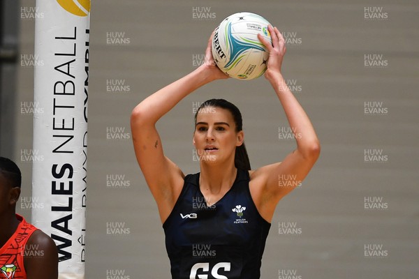 231125 - Welsh Feathers v Zimbabwe Gems - International Netball Match - Georgia Rowe of Wales