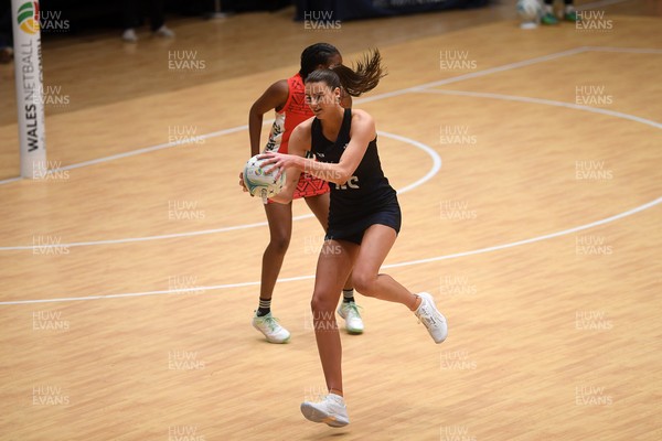 231125 - Welsh Feathers v Zimbabwe Gems - International Netball Match - Georgia Rowe of Wales
