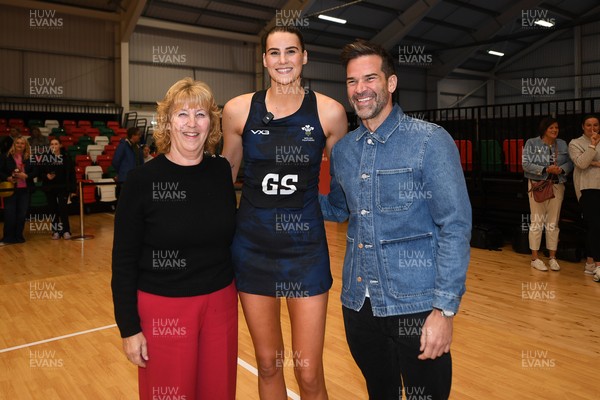 231125 - Welsh Feathers v Zimbabwe Gems - International Netball Match - Player of the match Georgia Rowe of Wales